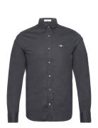 Slim Poplin Shirt Black GANT