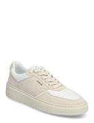 Cph1M Leather Mix White/Grey Beige Copenhagen Studios