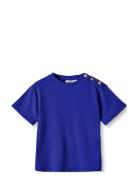 Kenna T-Shirt Blue Fliink