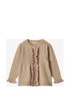 Glassy Ls Cardigan Beige Fliink