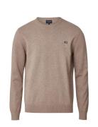 Bradley Cotton Crew Sweater Beige Lexington Clothing