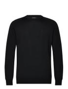 Dean Merino Crew Neck Sweater Black Lexington Clothing