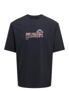Onsrhcp Life Lic Rlx Ss Tee Navy ONLY & SONS