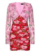 Printed Mini Ls Dress Red ROTATE Birger Christensen