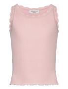 Rkbeatha Sl Top W/ Lace Pink Rosemunde Kids