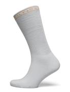 Th Women Slouch Sock 1P Linen White Tommy Hilfiger