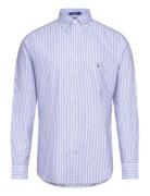 Reg Oxford Stripe O.shield Shirt Blue GANT