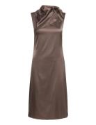 Silk Dress Brown Rosemunde