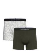 Premium Cotton Stretch Boxer 2P Khaki Björn Borg