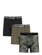 Performance Boxer 3P Khaki Björn Borg