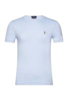 Pima Polo-Ssl-Tsh Blue Polo Ralph Lauren