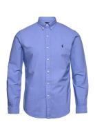 Slim Fit Garment-Dyed Oxford Shirt Blue Polo Ralph Lauren