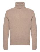 Wool-Cashmere Turtleneck Sweater Beige Polo Ralph Lauren