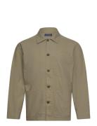 Classic Fit Garment-Dyed Overshirt Green Polo Ralph Lauren