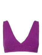 Swimsuit Wireless Triangle Top Purple Etam