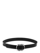 Pcmikka Leather Jeans Belt Noos Black Pieces