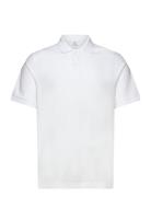 100% Cotton Pique Polo Shirt White Mango