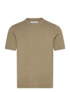 Knit Cotton T-Shirt Khaki Mango