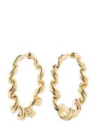 Larisa Recycled Earrings Gold Pilgrim