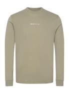 Rounded Hem Longsleeve Khaki Tom Tailor