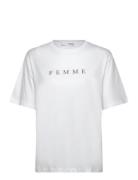 Slfvilja Ss Printed Tee W Noos White Selected Femme