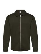 Slhemanuel Soft Full Zip Sweat Noos Green Selected Homme