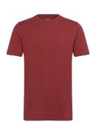 Mens Stretch Crew Neck Tee S/S Red Lindbergh