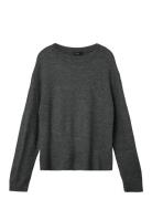 Nlflodet Ls Short Knit Noos Grey LMTD