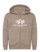 Basic Zip Hoodie Beige Alpha Industries