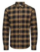 Onsgudmund Ls Checked Shirt Noos Brown ONLY & SONS