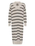 Onlnew Tessa L/S Midi V Dress Knt Noos Cream ONLY