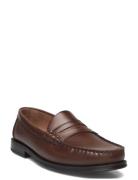 Aged-Leather Loafers Brown Mango