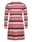 Dress Ls Y/D Knit Pink Minymo