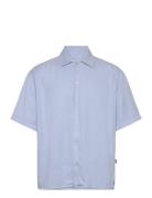 Wbbanks Tencel Shirt Blue Woodbird