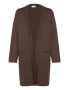 Kilasz Ls Open Cardigan Brown Saint Tropez