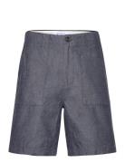 Flint Wide Slub Yarn Shorts - Gots/ Blue Knowledge Cotton Apparel