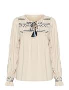 Crsmokia Blouse White Cream