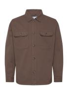 Heavy Twill Overshirt Brown Lindbergh