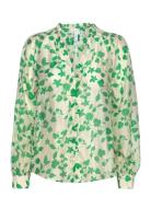 Lyocell Printed Shirt Green Mango