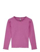 Kmgnella L/S O-Neck Top Jrs Pink Kids Only