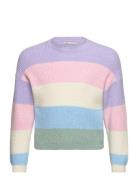 Kmgsandy L/S Stripe Pullover Knt Patterned Kids Only