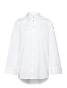 Pavia Solid Shirt White Rosemunde