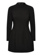 Delphi Long Sleeve Mini Dress Black Bardot