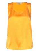 Mmastrid Silk Tank Top Orange MOS MOSH