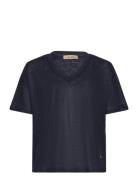 Mmcasa V-Ss Foil Tee Navy MOS MOSH