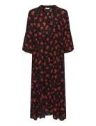 Kaamber Long Layer Dress Printed Black Kaffe