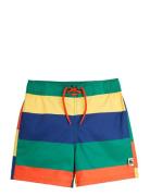 Stripe Woven Swim Shorts Patterned Mini Rodini