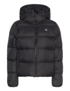 Mw Down Short Puffer Black Calvin Klein Jeans