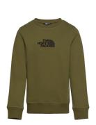 B Drew Peak Light Crew Khaki The North Face