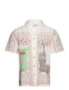 Meal Deal Cross Stitch Shirt White Percival